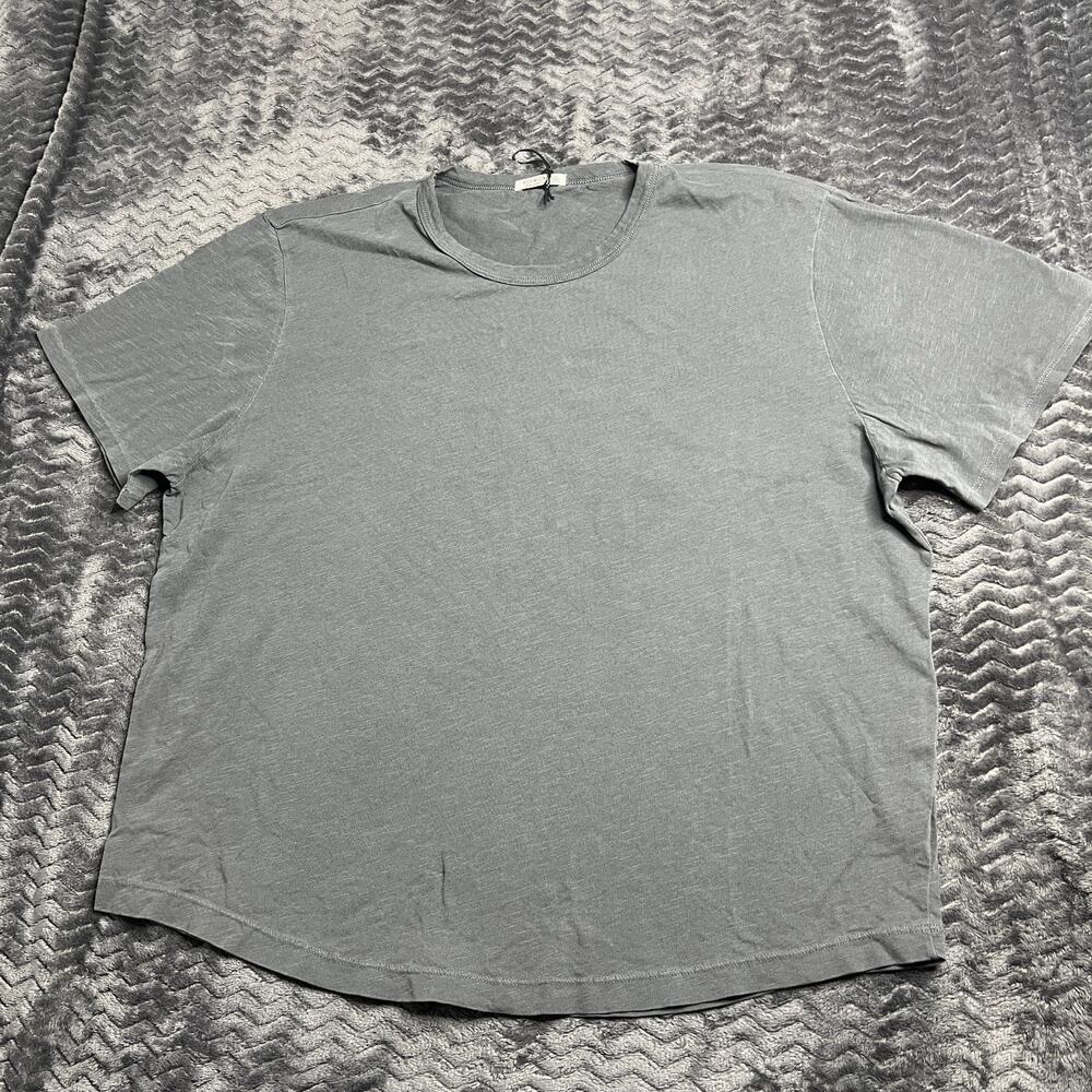Buck Mason Coal Slub Short Curved Hem Tee Size 2XL short NWOT